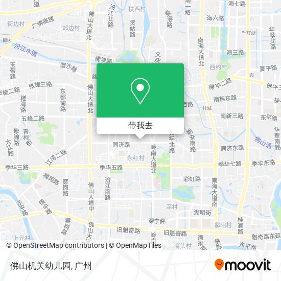 佛山机关幼儿园地图