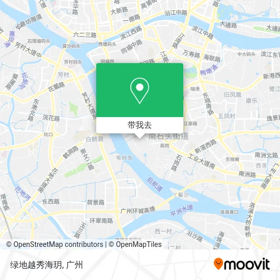 绿地越秀海玥地图