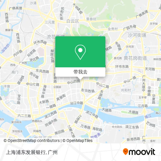上海浦东发展银行地图