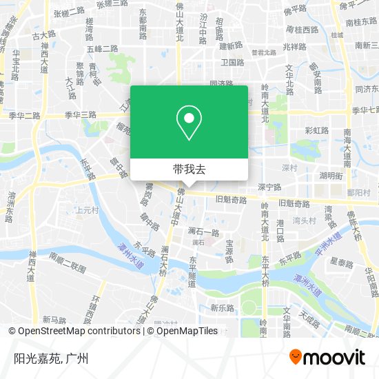 阳光嘉苑地图