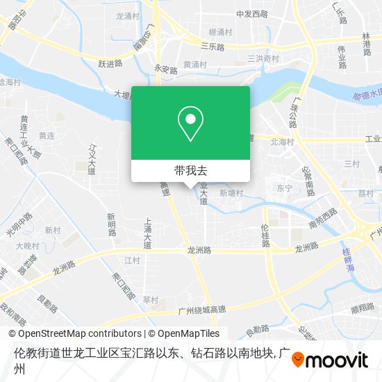 伦教街道世龙工业区宝汇路以东、钻石路以南地块地图