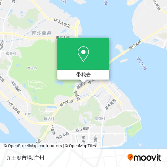九王廟市場地图