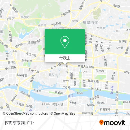 探海李宗祠地图