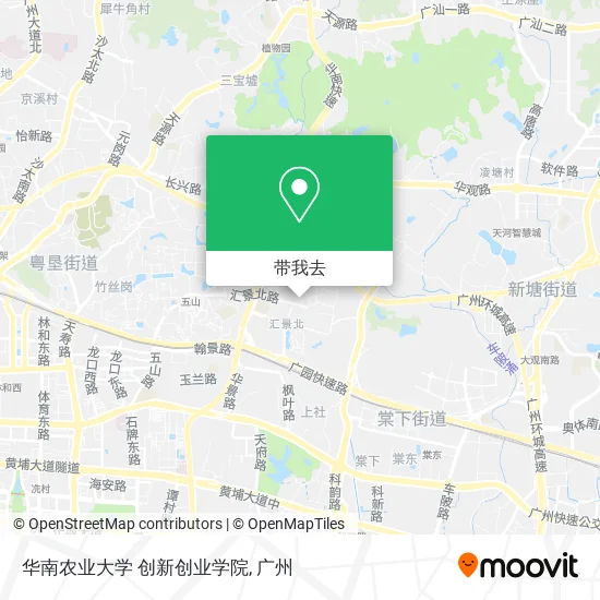 华南农业大学 创新创业学院地图