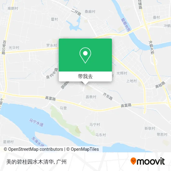 美的碧桂园水木清华地图