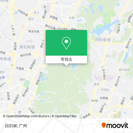回归林地图