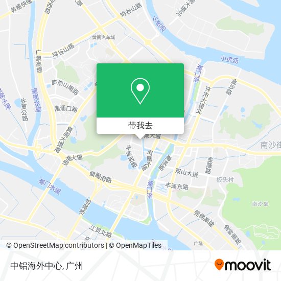 中铝海外中心地图