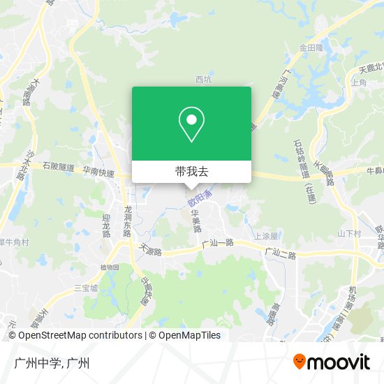 广州中学地图