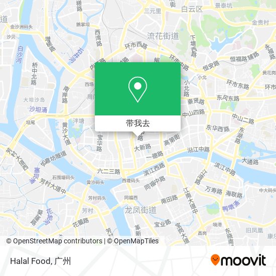 Halal Food地图