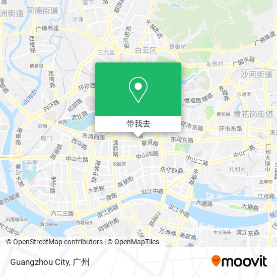 Guangzhou City地图