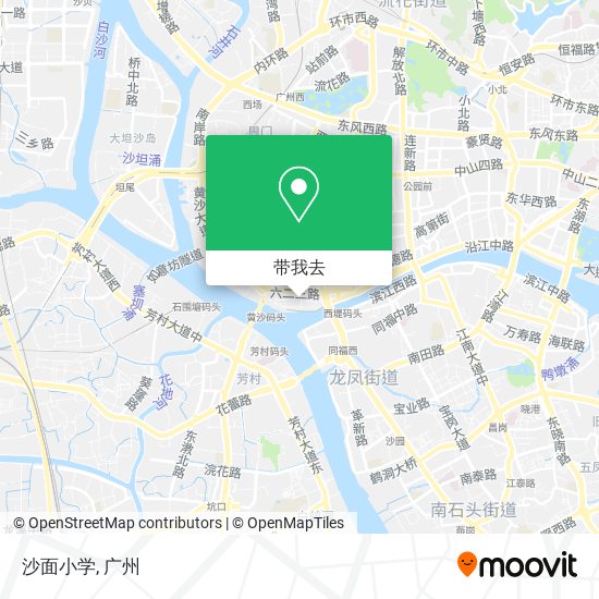 沙面小学地图