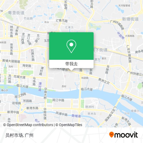 员村市场地图