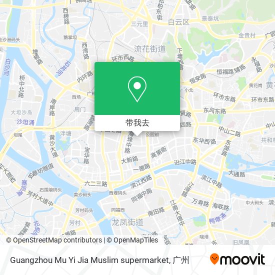 Guangzhou Mu Yi Jia Muslim supermarket地图