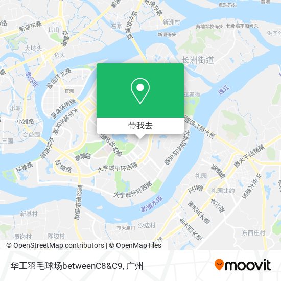 华工羽毛球场betweenC8&C9地图