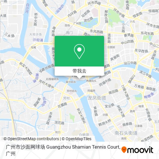 广州市沙面网球场 Guangzhou Shamian Tennis Court地图