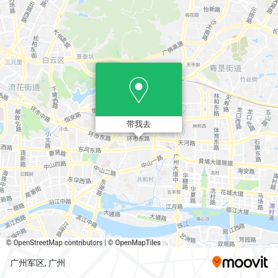 广州军区地图