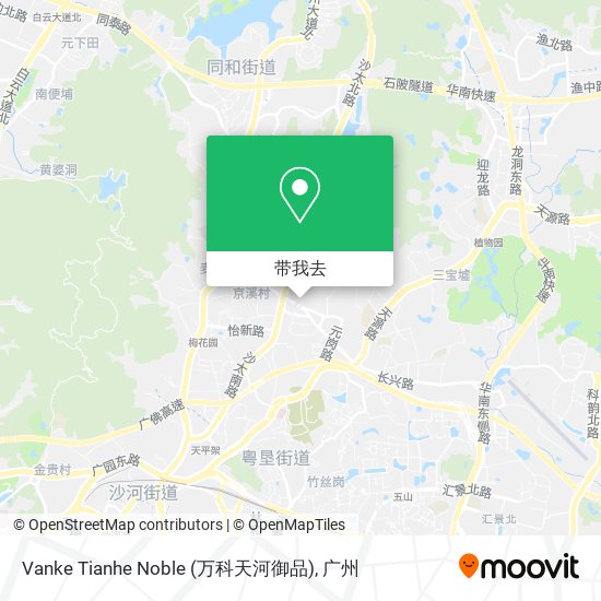 Vanke Tianhe Noble (万科天河御品)地图