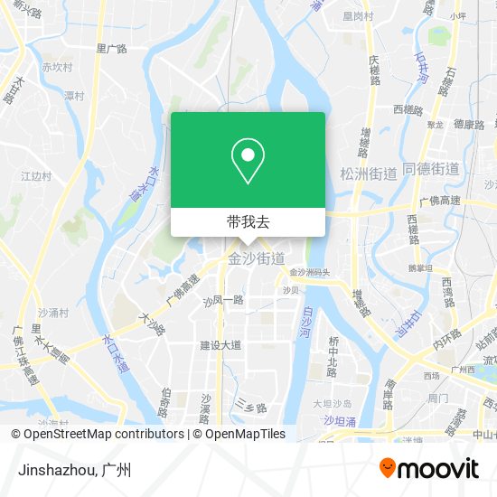 Jinshazhou地图