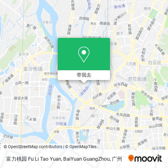 富力桃园 Fu Li Tao Yuan, BaiYuan GuangZhou地图