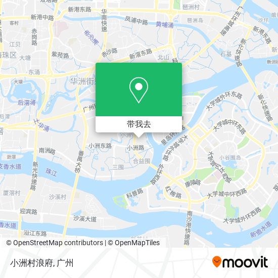 小洲村浪府地图