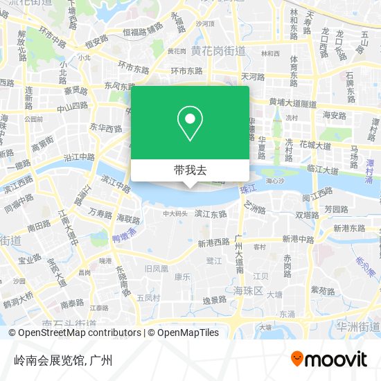 岭南会展览馆地图