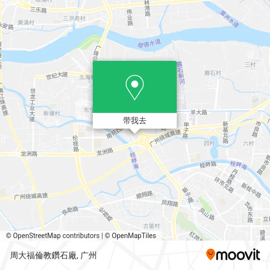 周大福倫教鑽石廠地图