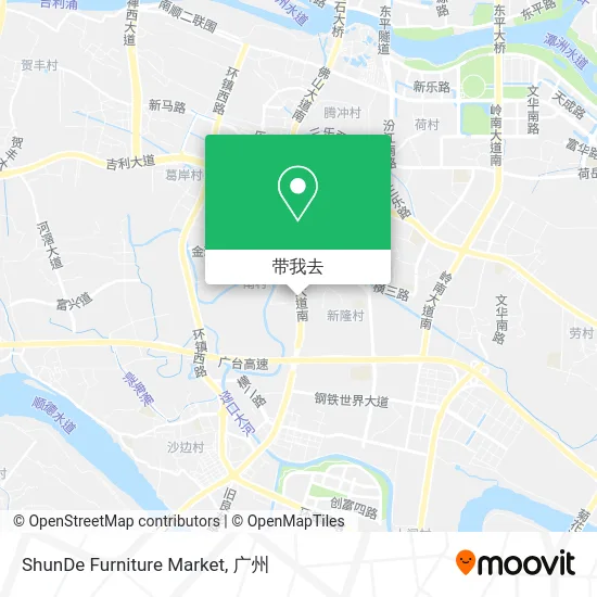 ShunDe Furniture Market地图