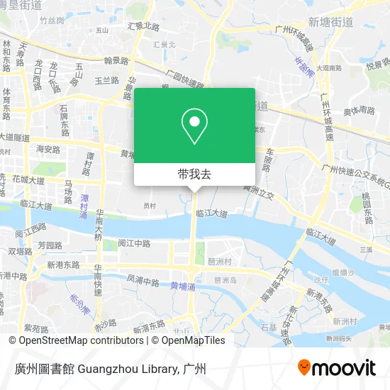 廣州圖書館 Guangzhou Library地图
