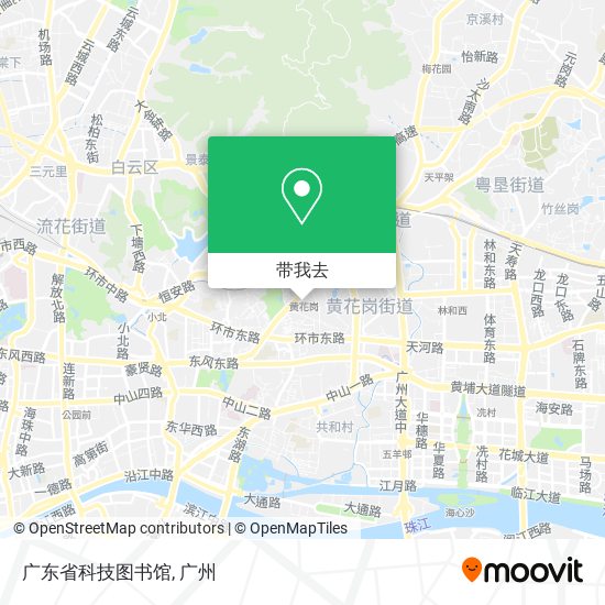 广东省科技图书馆地图