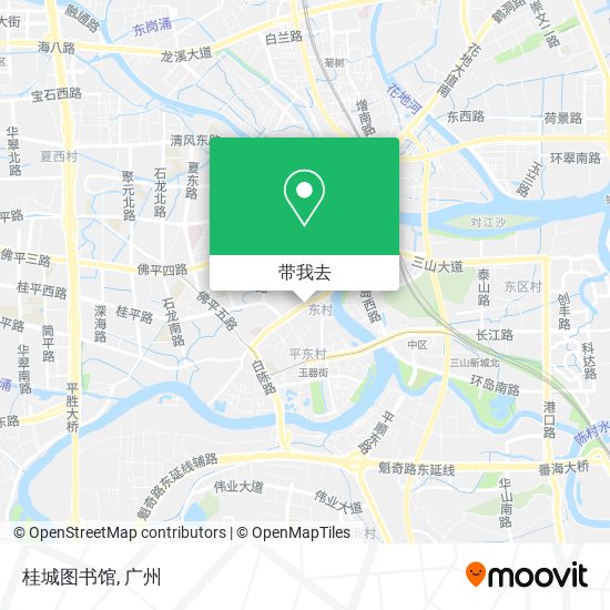 桂城图书馆地图