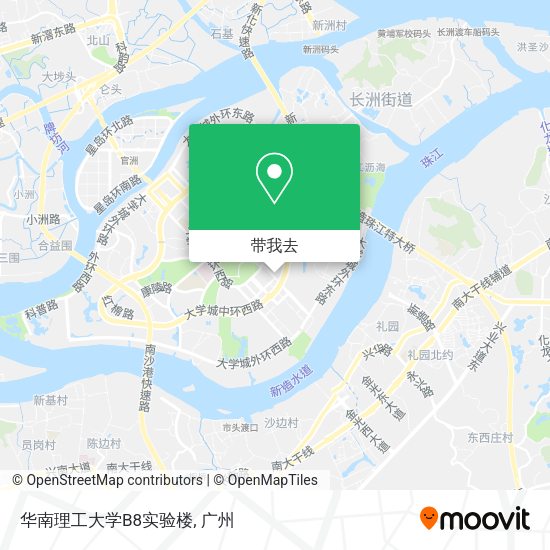 华南理工大学B8实验楼地图