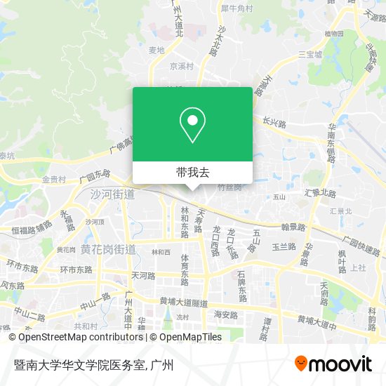 暨南大学华文学院医务室地图