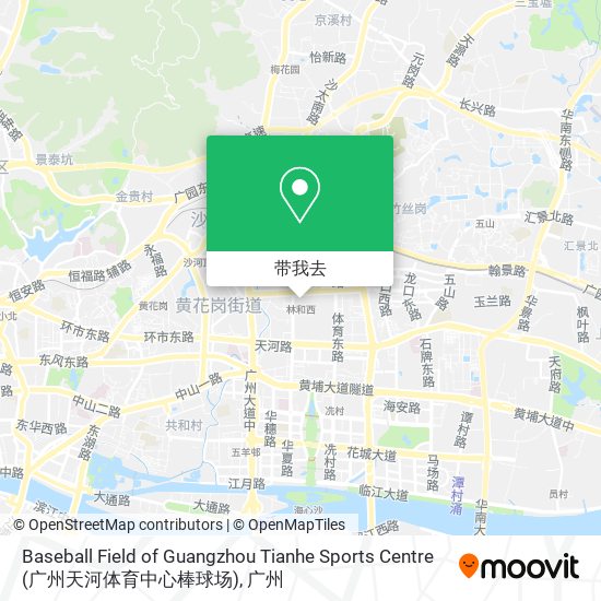 Baseball Field of Guangzhou Tianhe Sports Centre (广州天河体育中心棒球场)地图