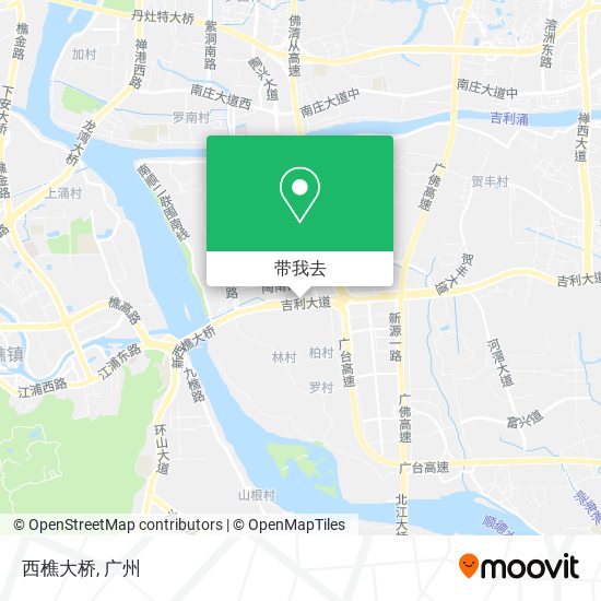 西樵大桥地图