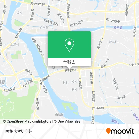 西樵大桥地图