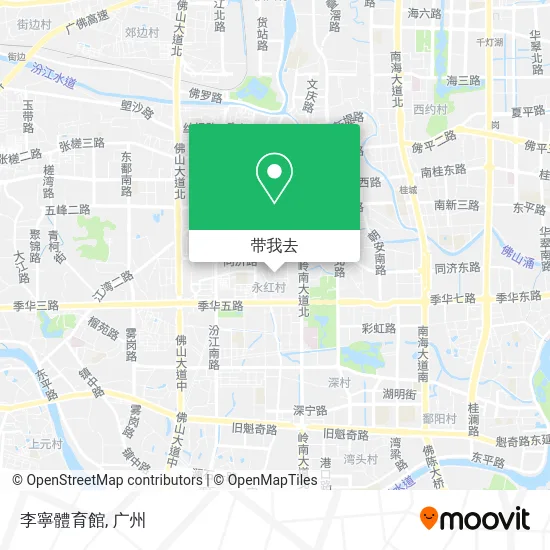 李寧體育館地图