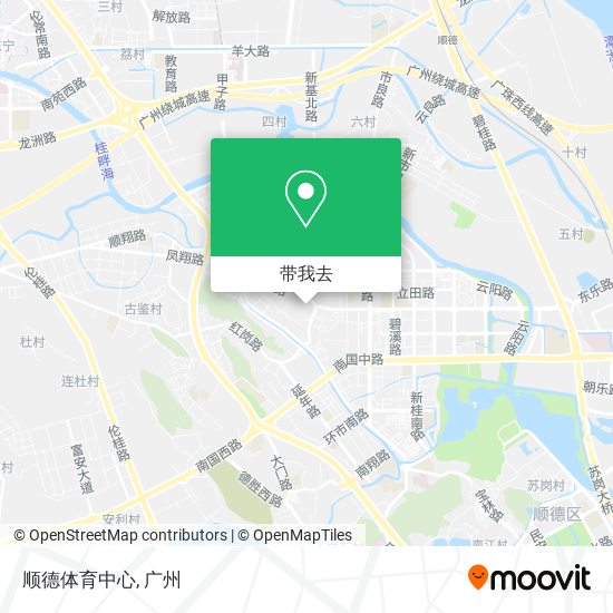 顺德体育中心地图