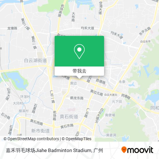 嘉禾羽毛球场Jiahe Badminton Stadium地图