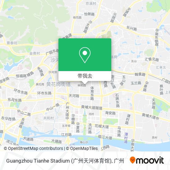 Guangzhou Tianhe Stadium (广州天河体育馆)地图