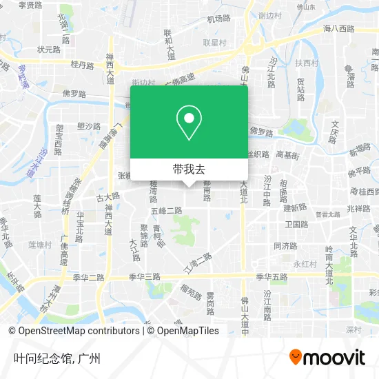 叶问纪念馆地图