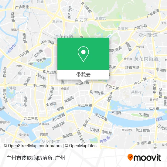 广州市皮肤病防治所地图