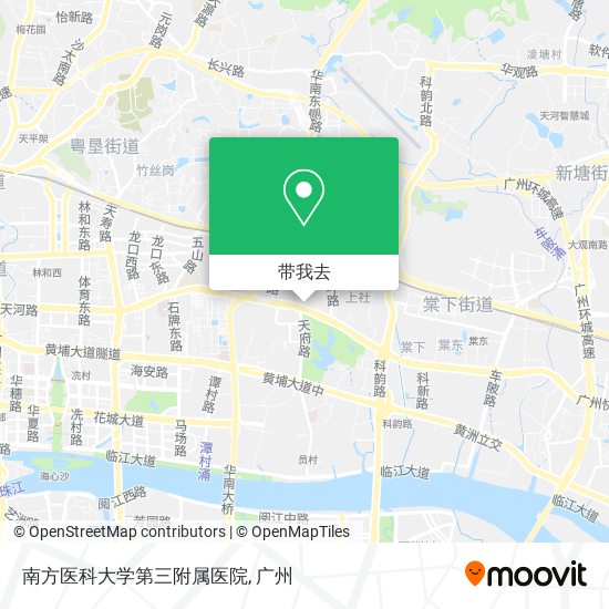 南方医科大学第三附属医院地图