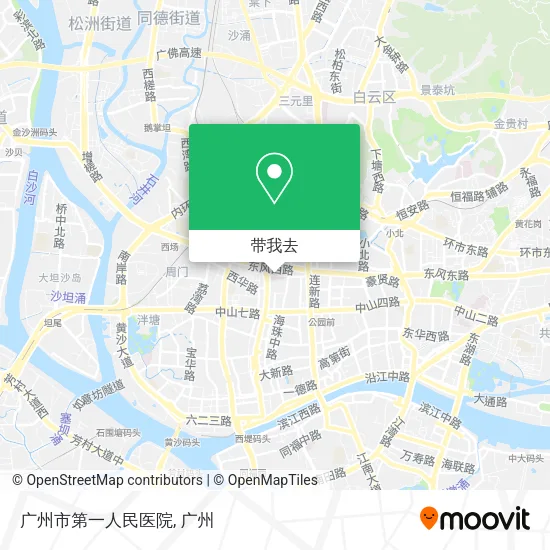广州市第一人民医院地图