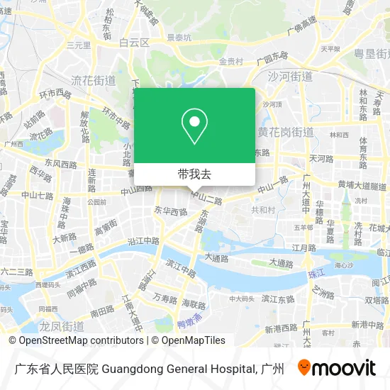 广东省人民医院 Guangdong General Hospital地图