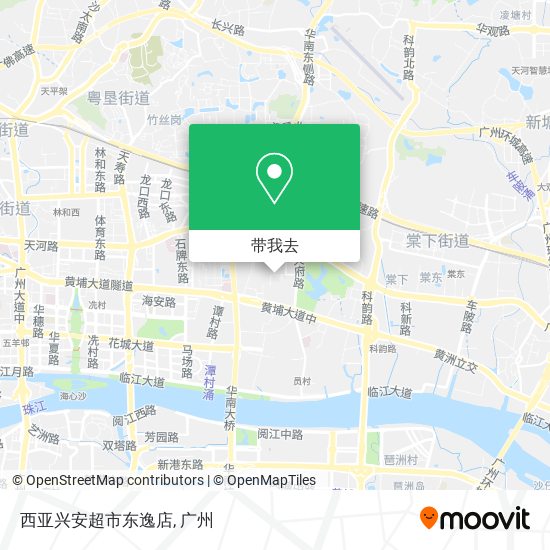 西亚兴安超市东逸店地图