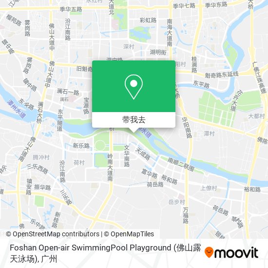 Foshan Open-air SwimmingPool Playground (佛山露天泳场)地图