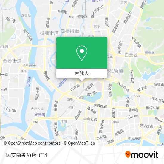 民安商务酒店地图