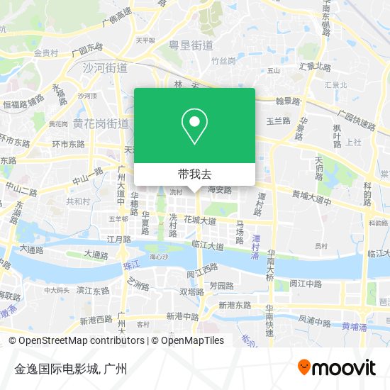 金逸国际电影城地图