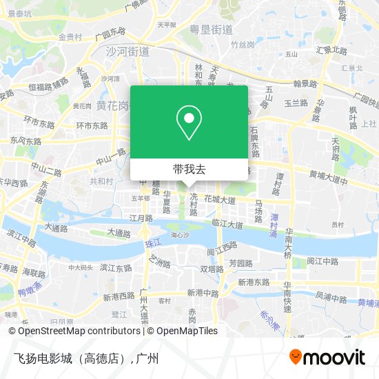 飞扬电影城（高德店）地图