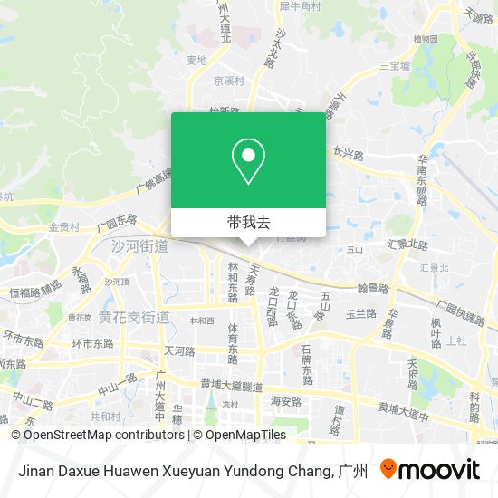 Jinan Daxue Huawen Xueyuan Yundong Chang地图